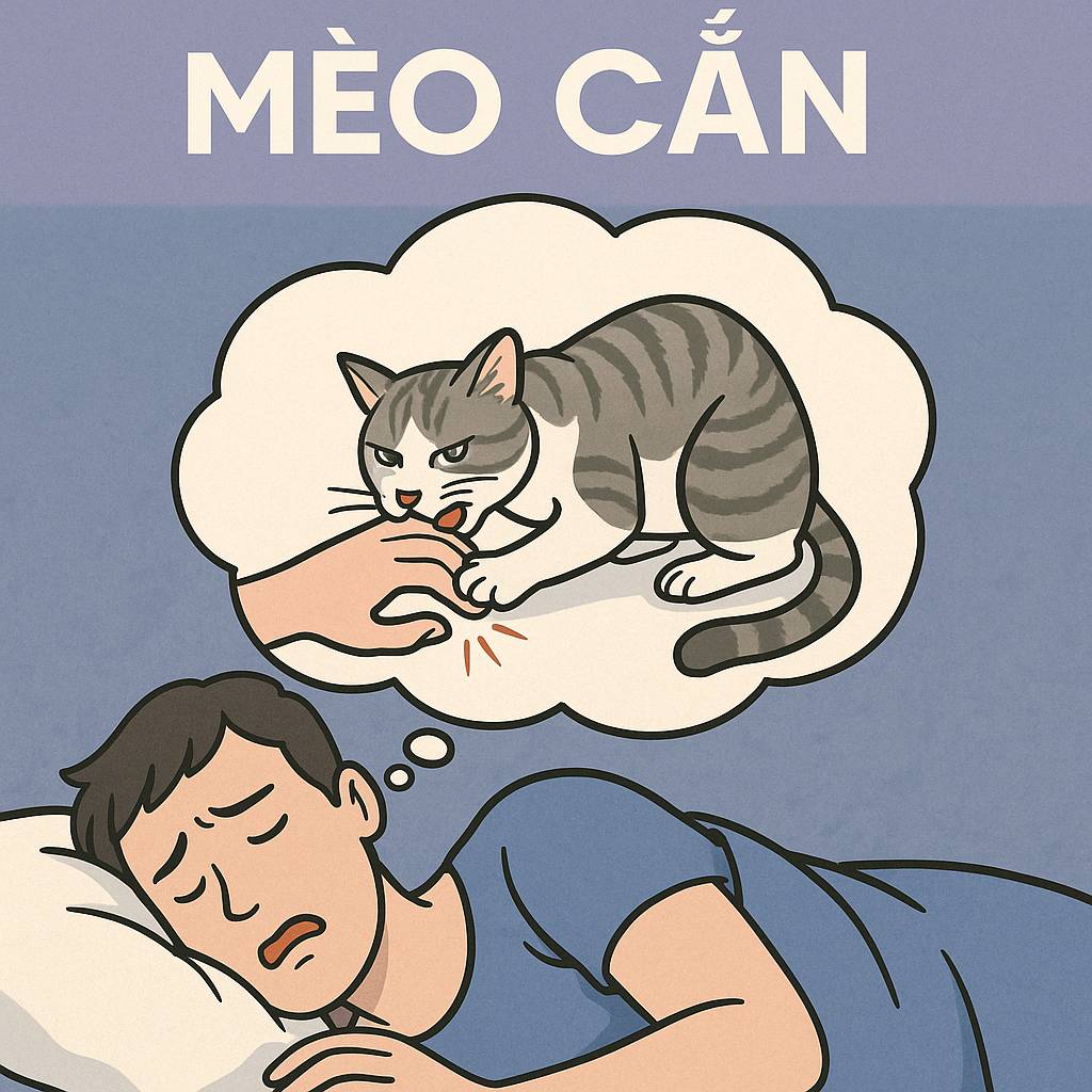 Mơ thấy mèo cắn là điềm gì? Đánh số mấy?