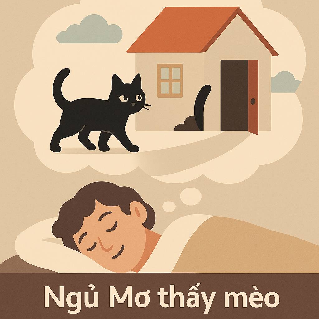 Mơ thấy mèo đen vào nhà là điềm gì? Đánh số mấy