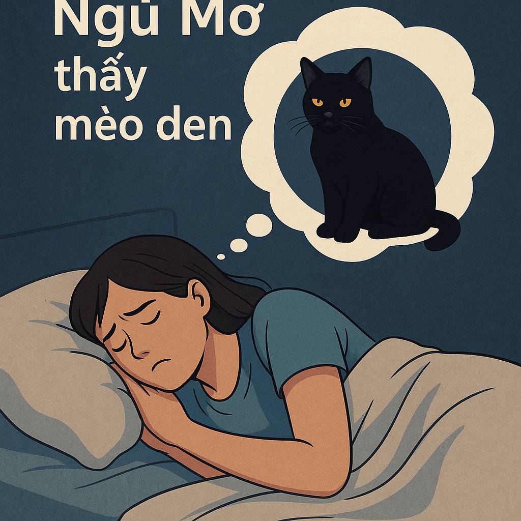 Mơ thấy mèo đen là điềm gì? Đánh số mấy?