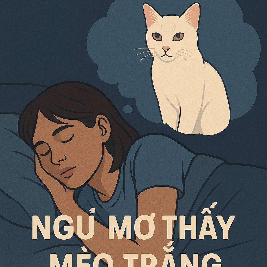 Mơ thấy mèo trắng là điềm gì? Đánh số mấy?