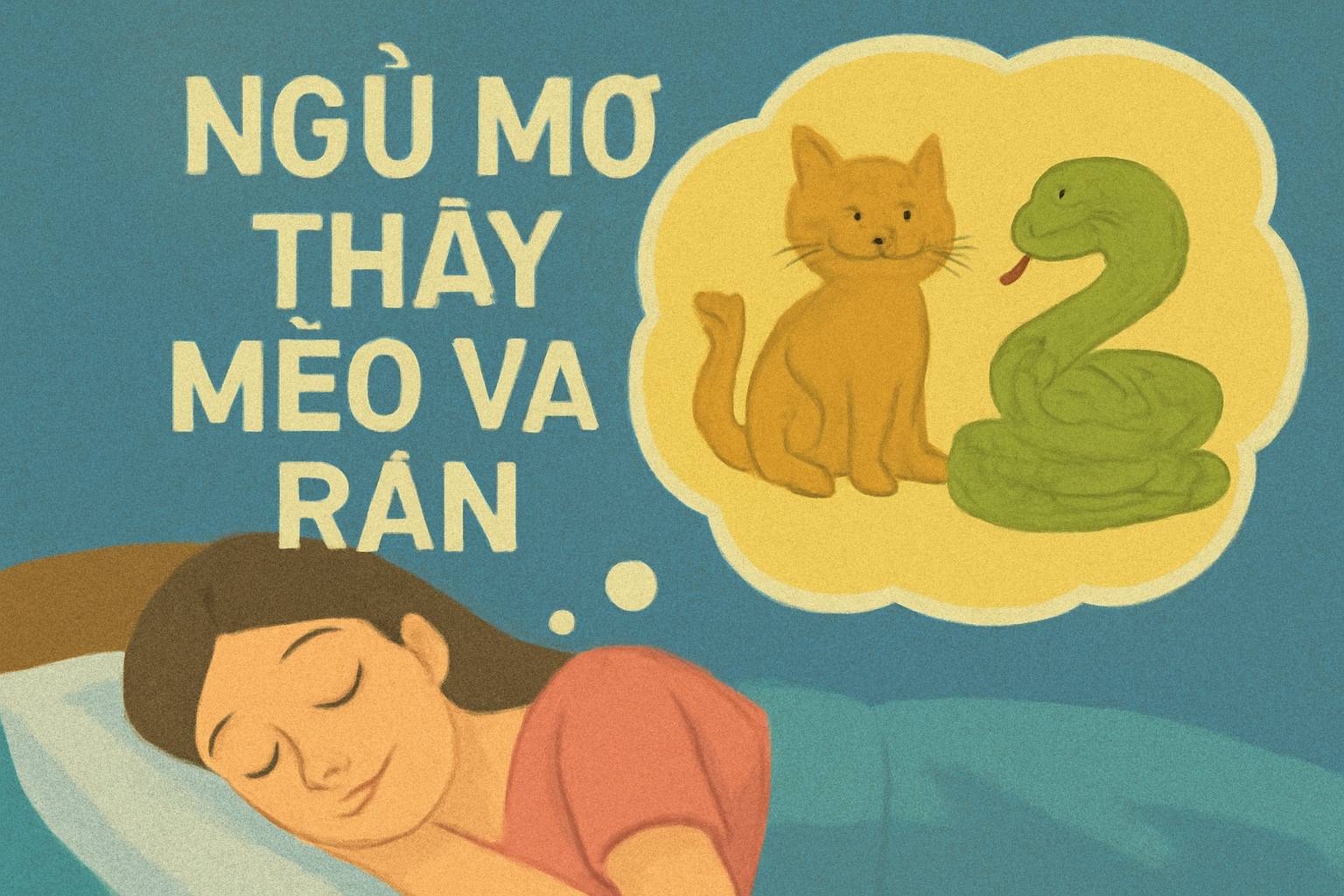 Mơ thấy mèo và rắn là điềm gì? Đánh số mấy