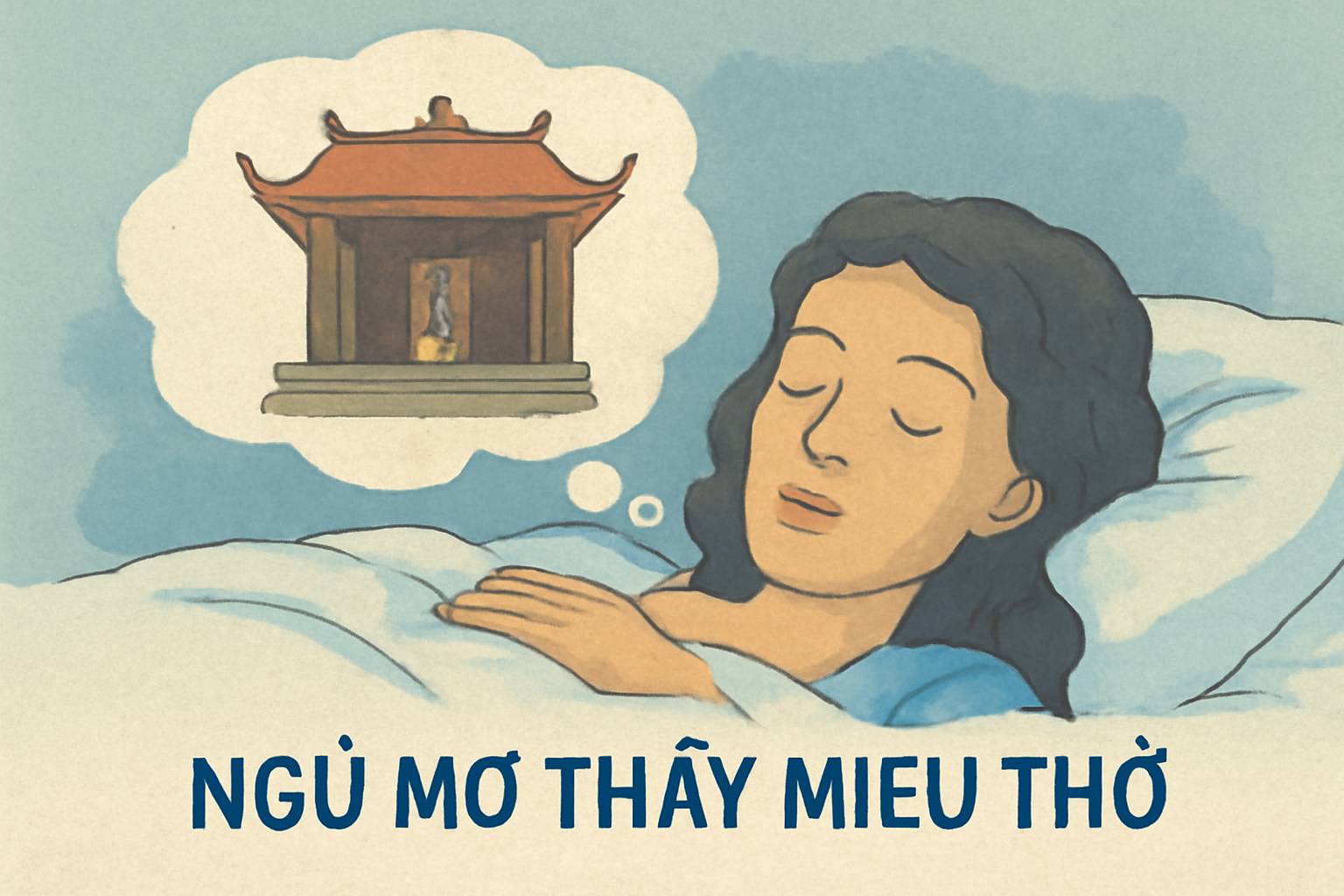 Mơ thấy miếu thờ là điềm gì? Đánh số mấy?