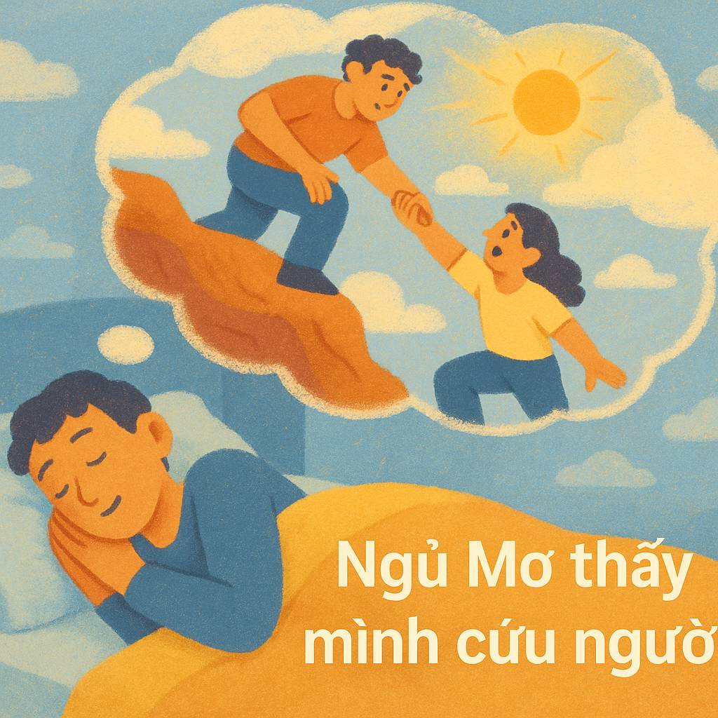 Mơ thấy mình cứu người là điềm gì? Đánh số mấy