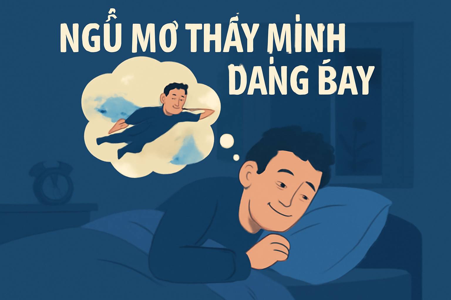 Mơ thấy mình đang bay là điềm gì? Đánh số mấy?