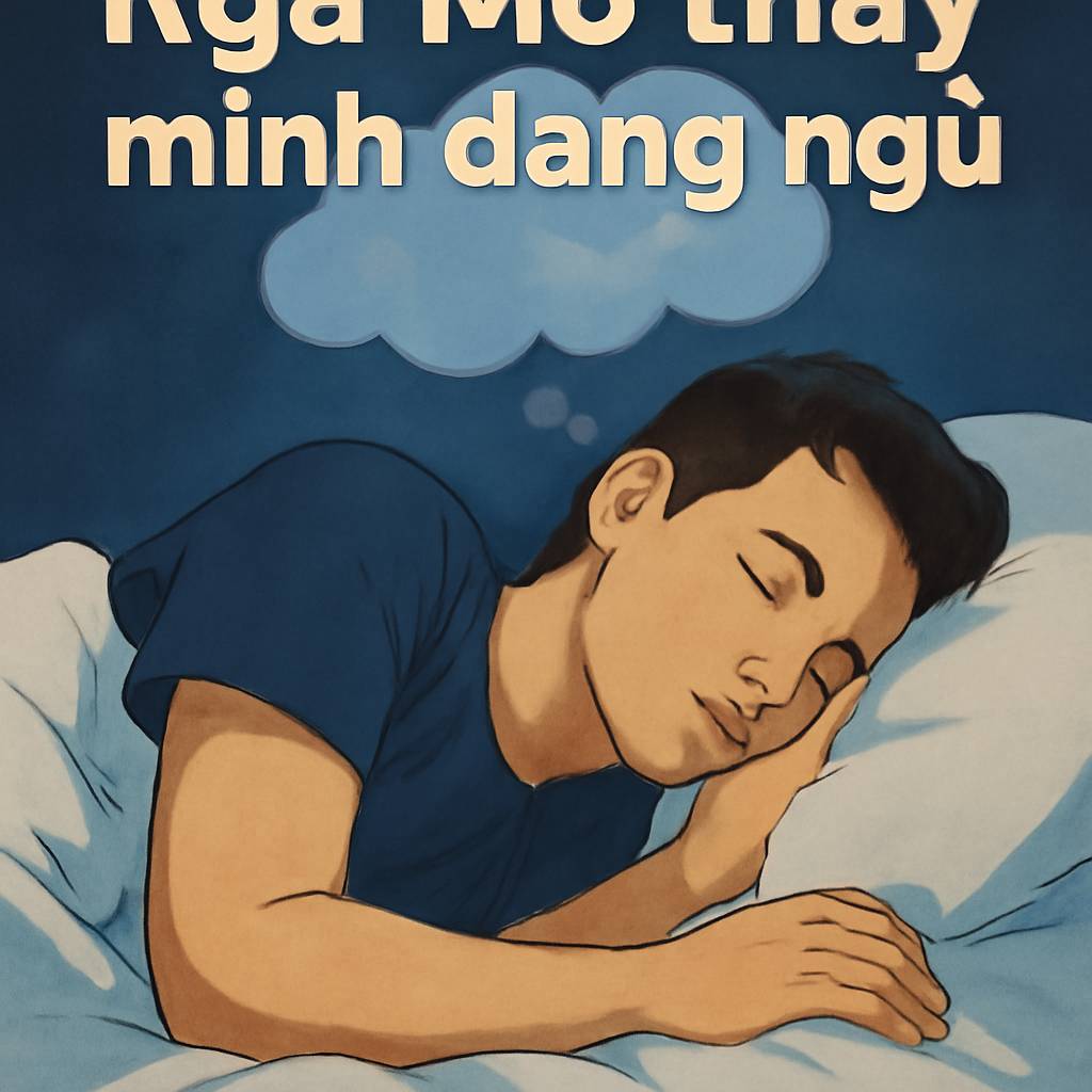 Mơ thấy mình đang ngủ là điềm gì? Đánh số mấy