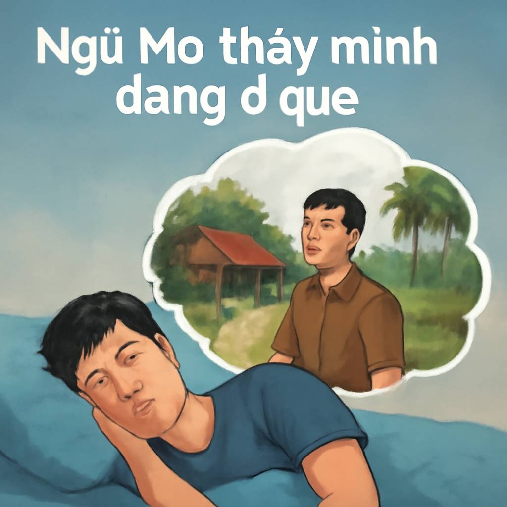 Mơ thấy mình đang ở quê là điềm gì? Đánh số mấy