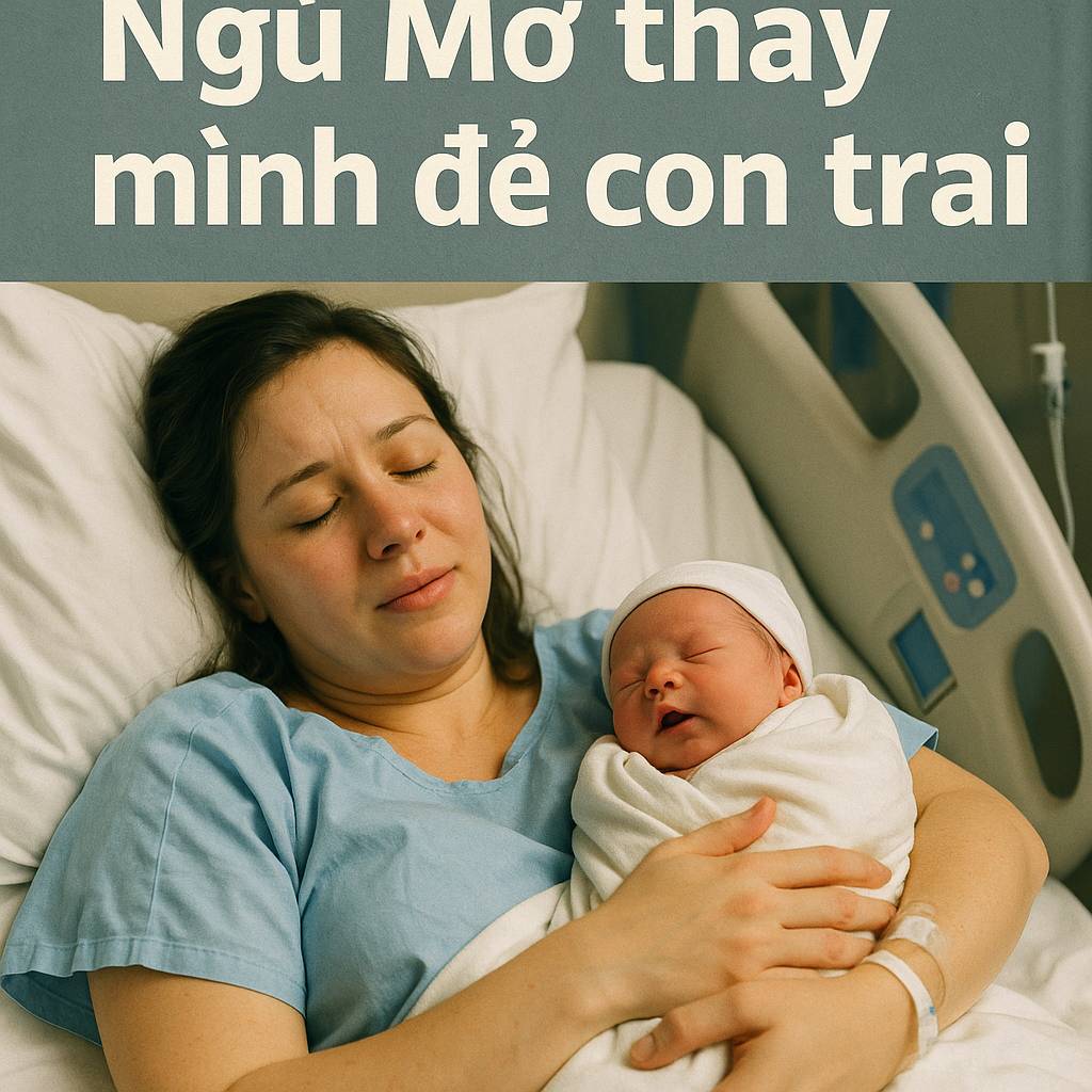 Mơ thấy mình đẻ con trai là điềm gì? Đánh số mấy