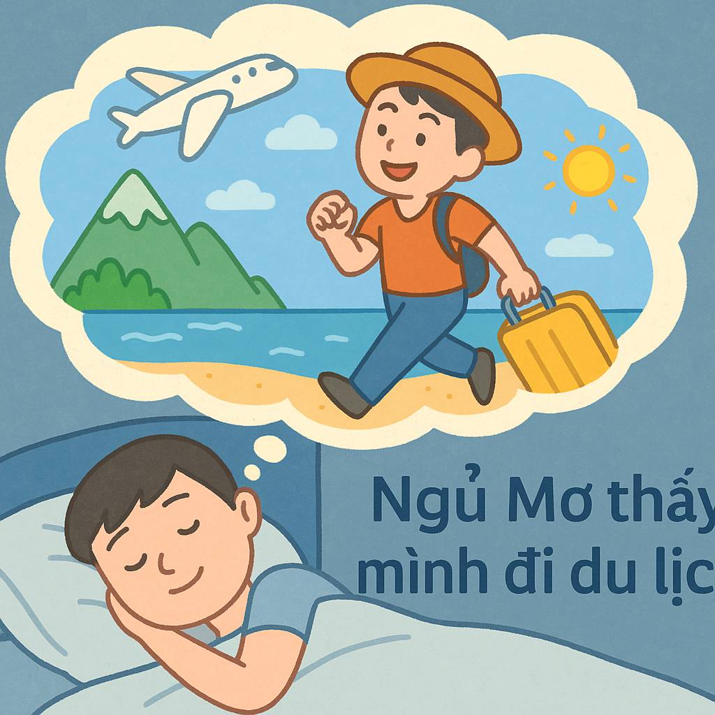 Mơ thấy đi du lịch là điềm gì? Đánh số mấy