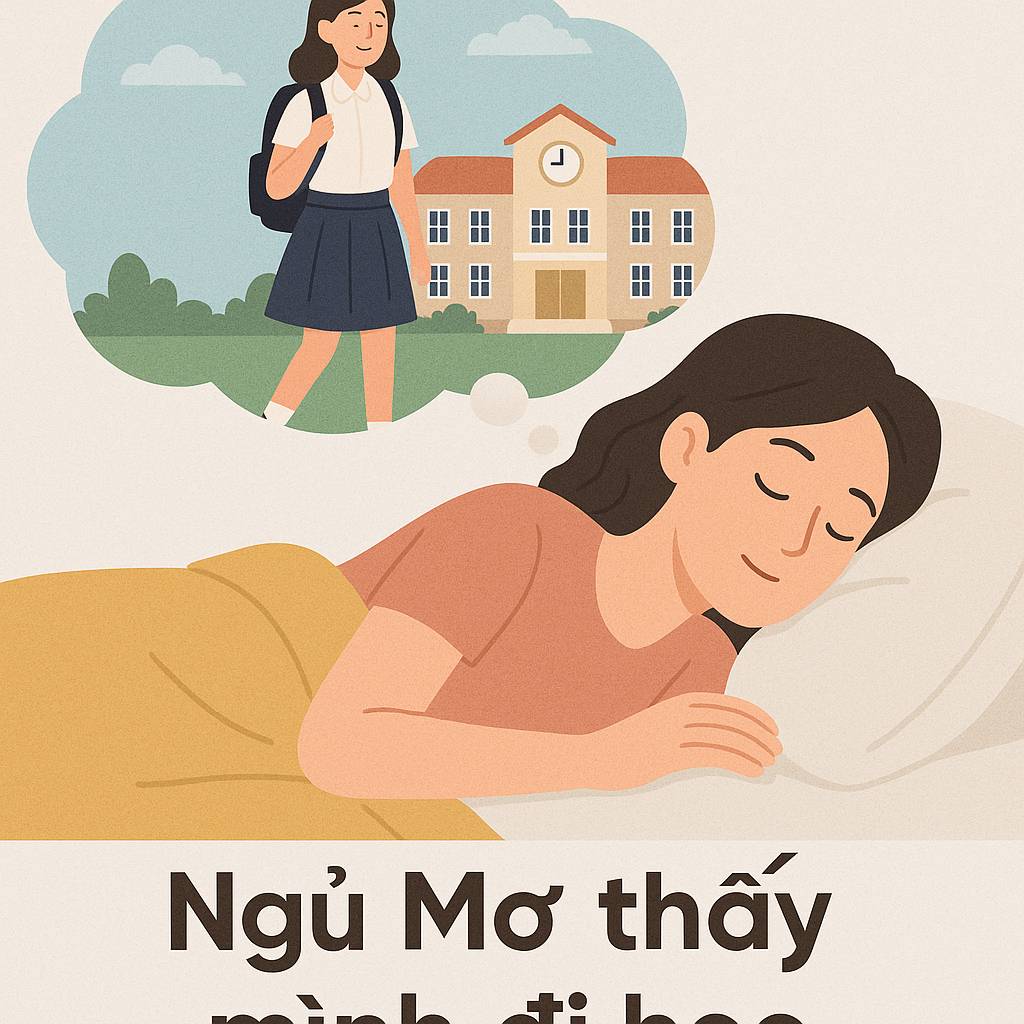 Mơ thấy mình đi học là điềm gì? Đánh số mấy
