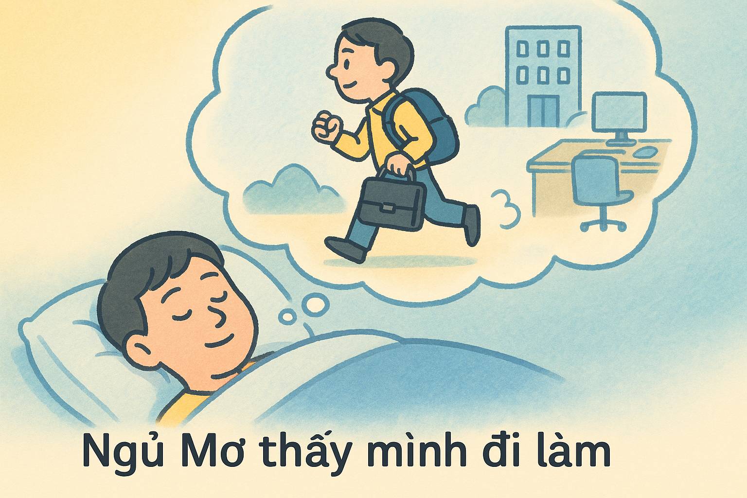 Mơ thấy mình đi làm là điềm gì? Đánh số mấy