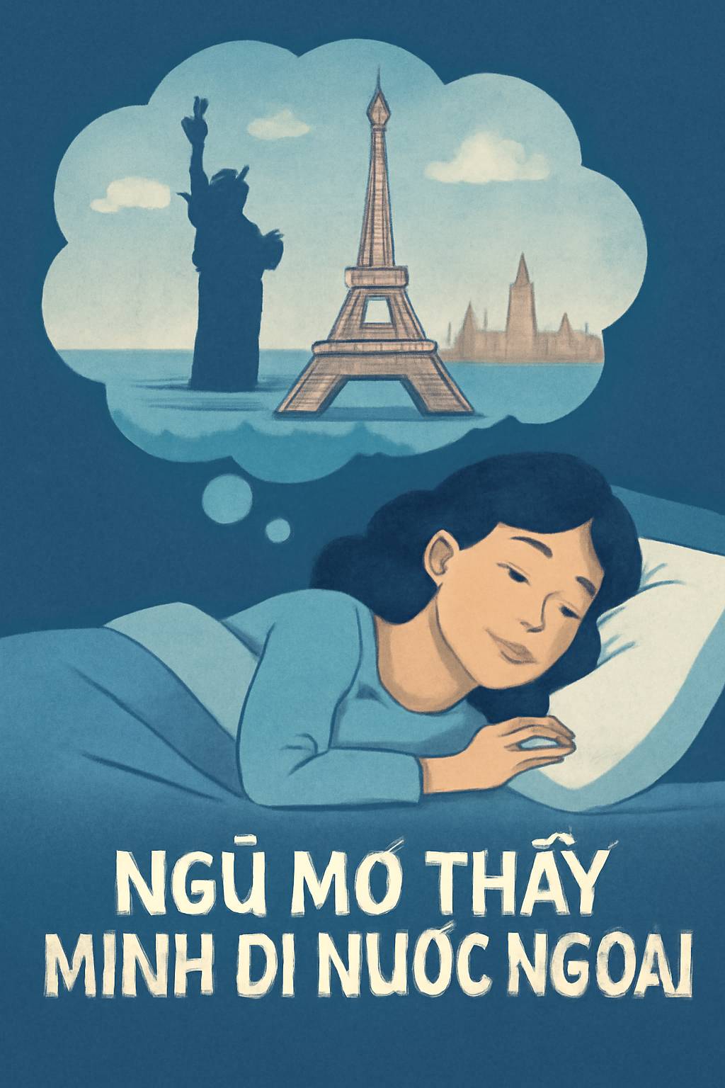 Mơ thấy đi nước ngoài là điềm gì? Đánh số mấy