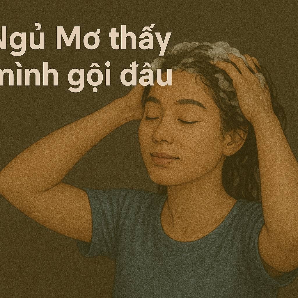 Mơ thấy gội đầu là điềm gì? Đánh số mấy?