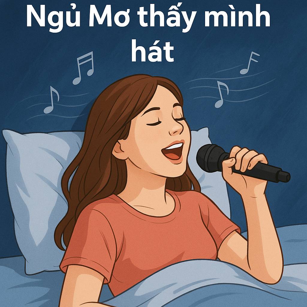 Mơ thấy mình hát là điềm gì? Đánh số mấy