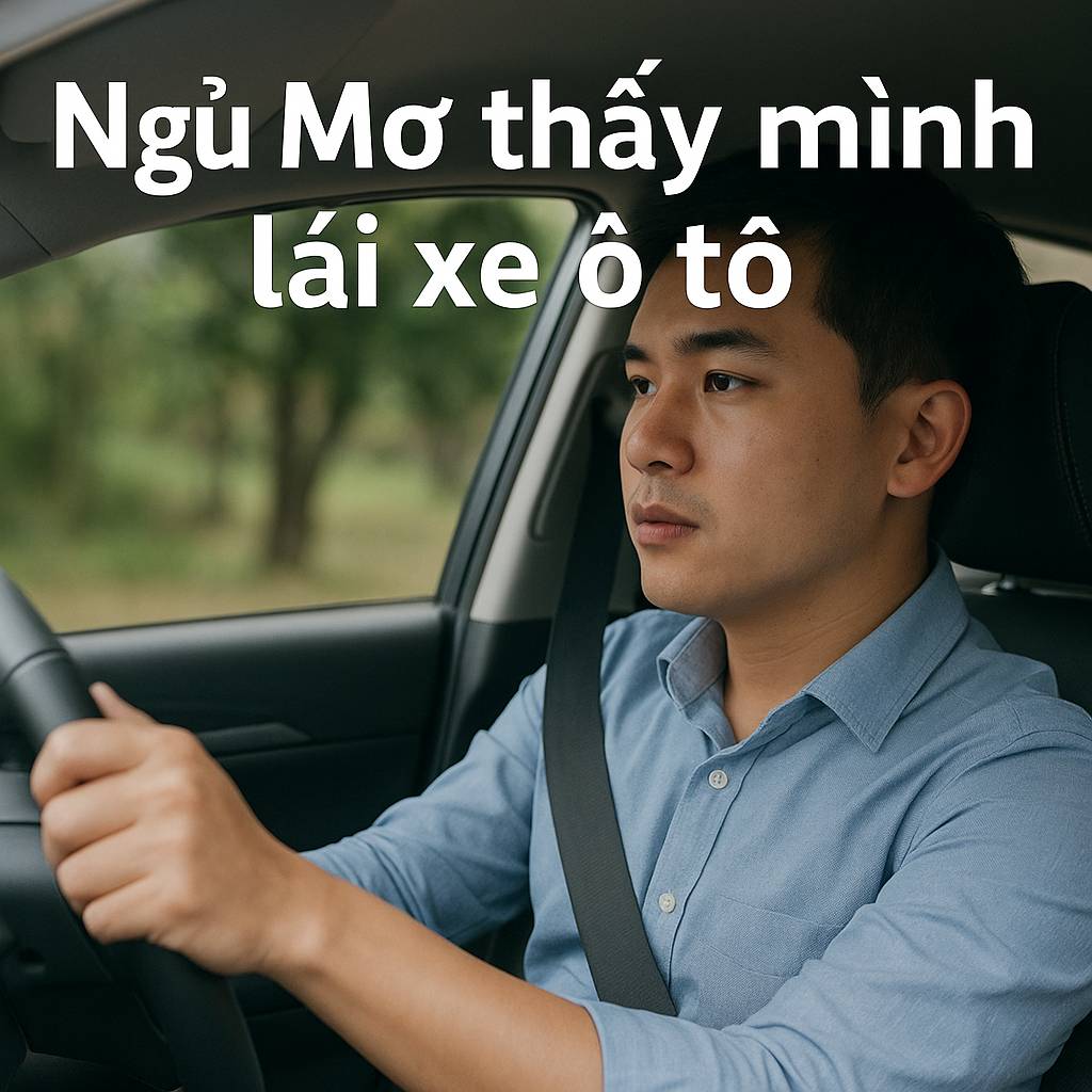 Mơ thấy mình lái xe ô tô là điềm gì? Đánh số mấy