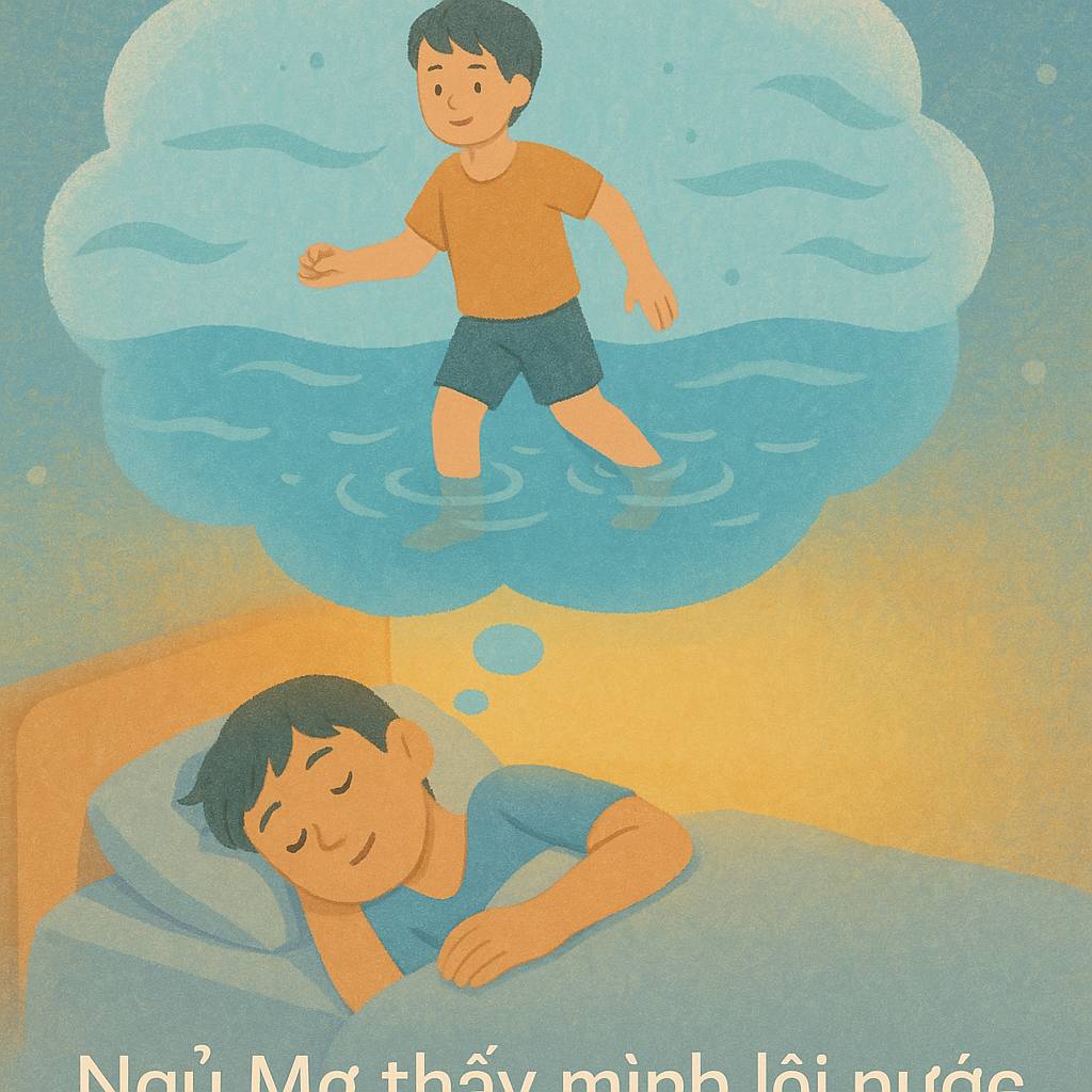 Mơ thấy mình lội nước là điềm gì? Đánh số mấy