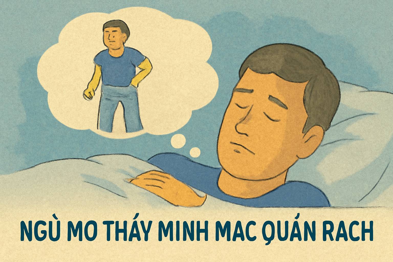 Mơ thấy mình mặc quần rách là điềm gì? Đánh số mấy?