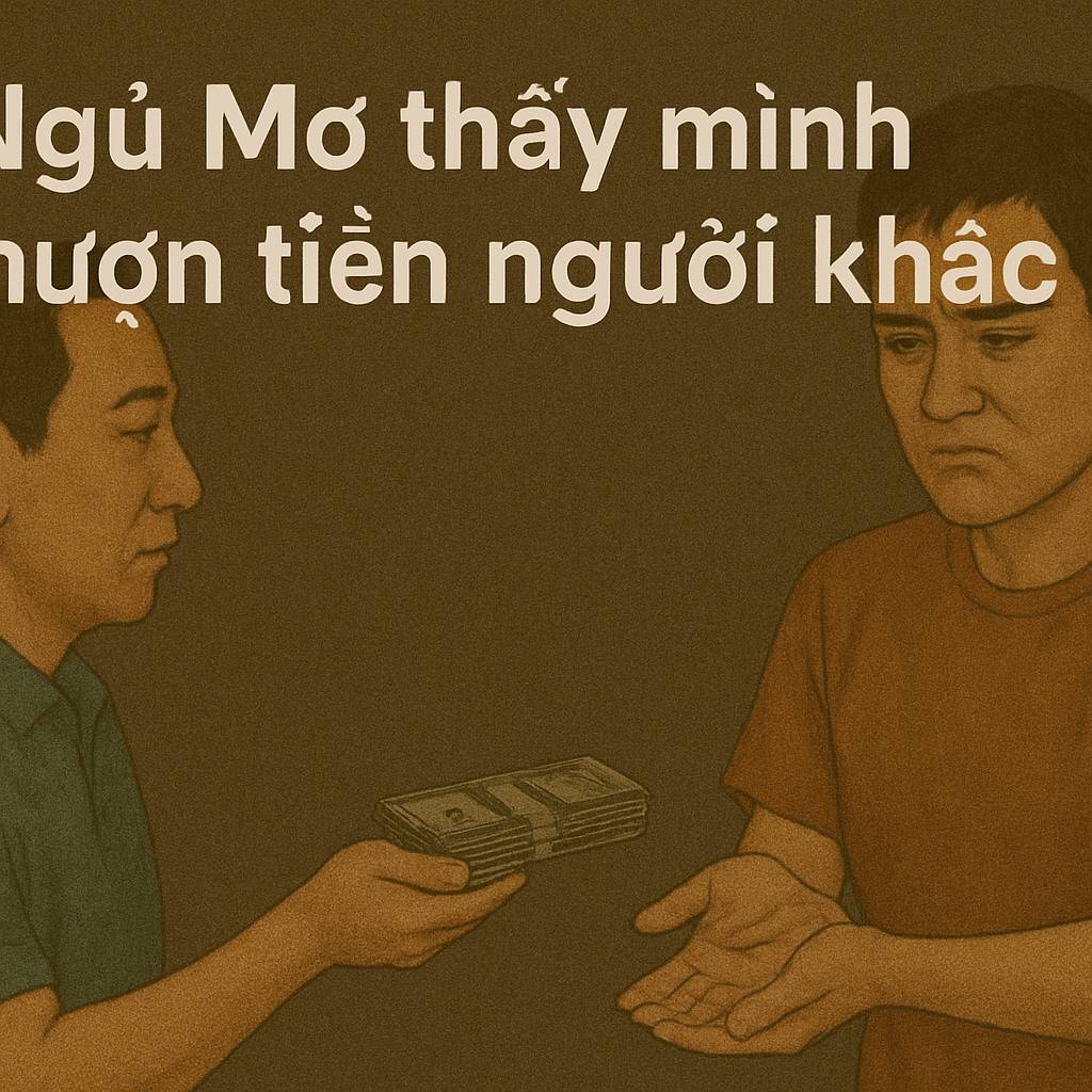 Mơ thấy mình mượn tiền người khác là điềm gì? Đánh số mấy?