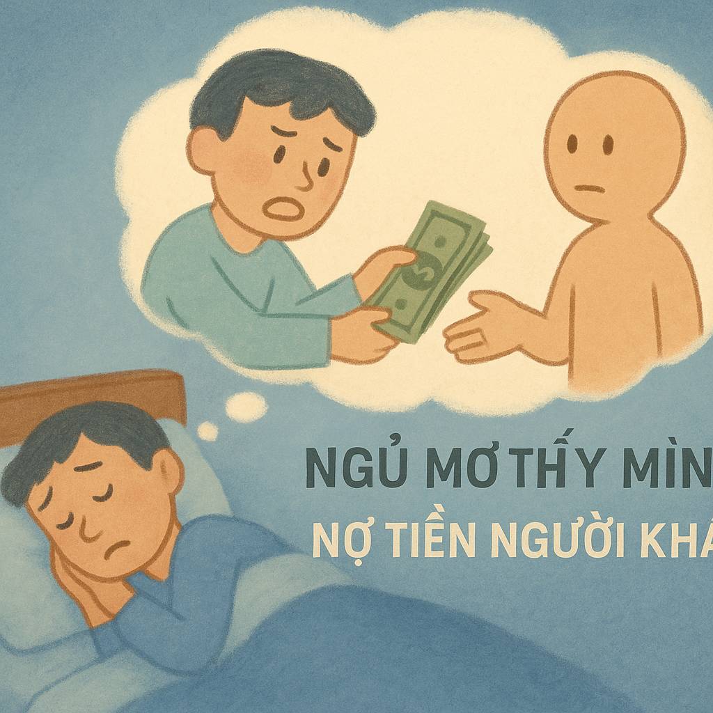 Mơ thấy mình nợ tiền người khác là điềm gì? Đánh số mấy