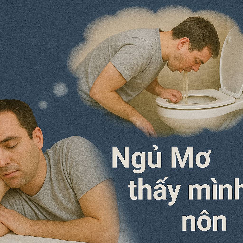 Mơ thấy mình nôn là điềm gì? Đánh số mấy?