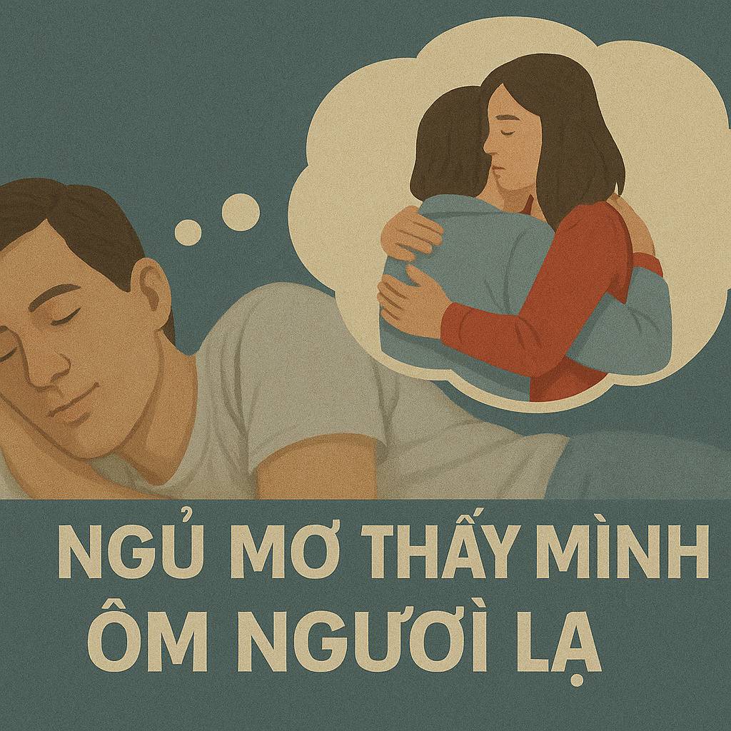 Mơ thấy mình ôm người lạ là điềm gì? Đánh số mấy