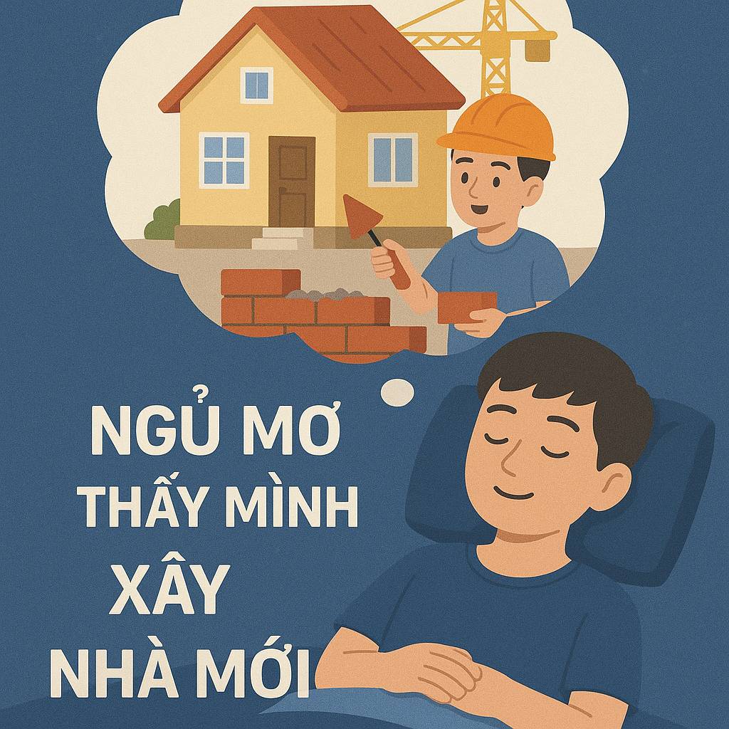Mơ thấy mình xây nhà mới là điềm gì? Đánh số mấy?