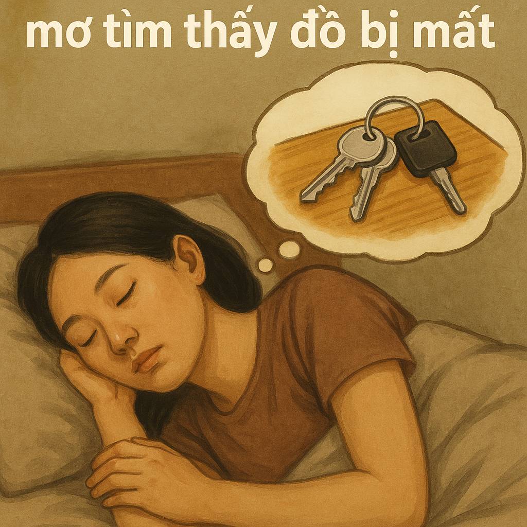 Mơ thấy tìm lại đồ bị mất là điềm gì? Đánh số mấy?