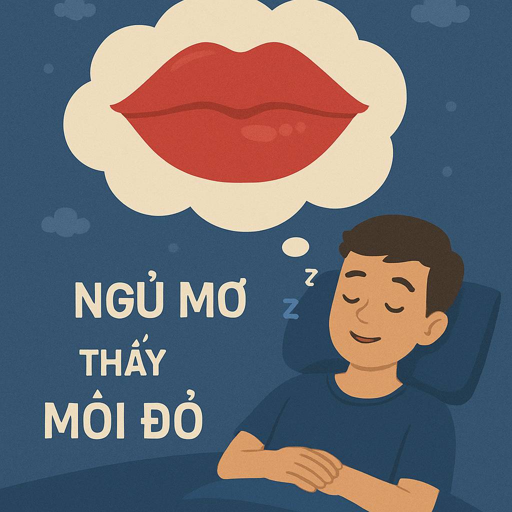 Mơ thấy môi đỏ là điềm gì? Đánh số mấy