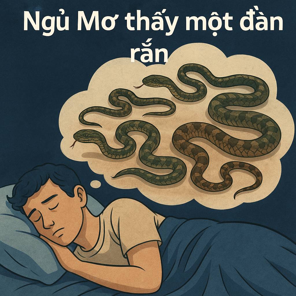 Mơ thấy một đàn rắn là điềm gì? Đánh số mấy