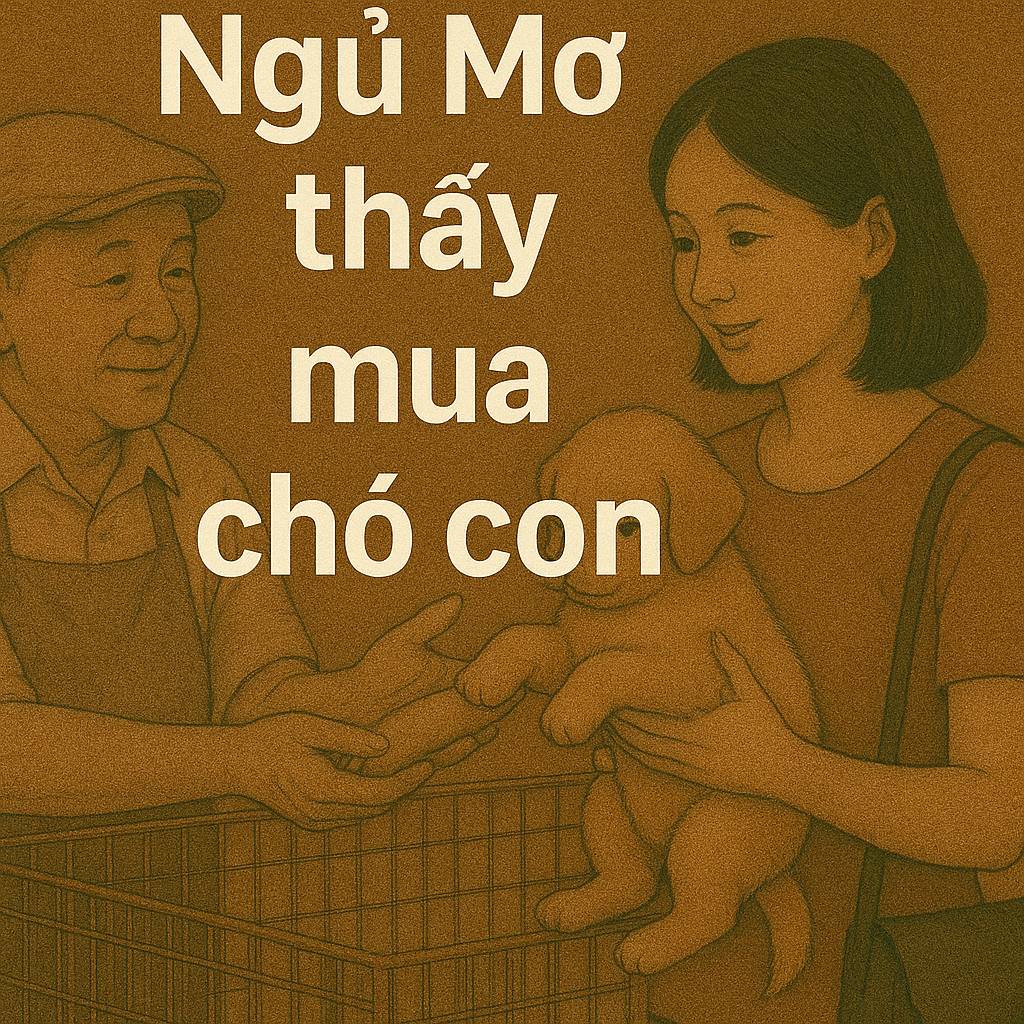 Mơ thấy mua chó con là điềm gì? Đánh số mấy