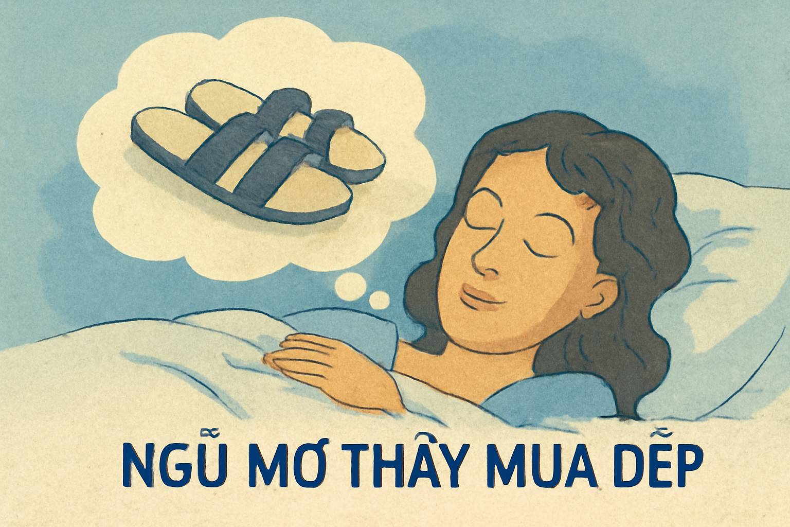 Mơ thấy mua dép là điềm gì? Đánh số mấy?