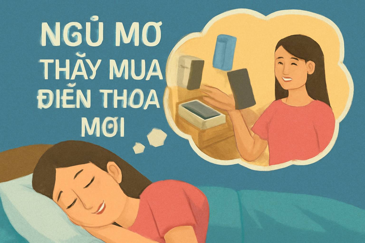 Mơ thấy mua điện thoại mới là điềm gì? Đánh số mấy để gặp may?