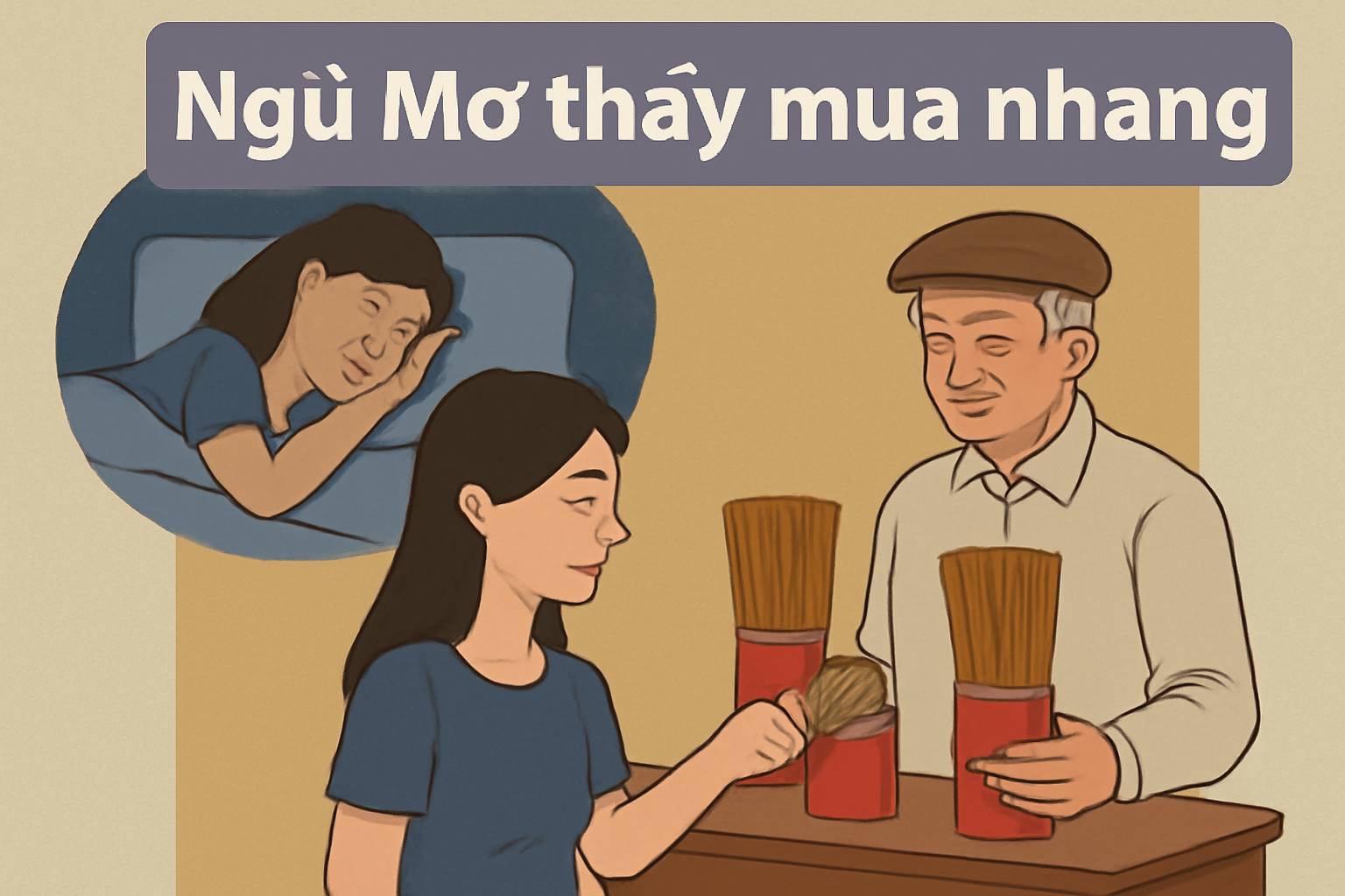 Mơ thấy mua nhang là điềm gì? Đánh số mấy?