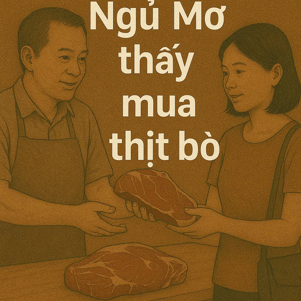 Mơ thấy mua thịt bò là điềm gì? Đánh số mấy