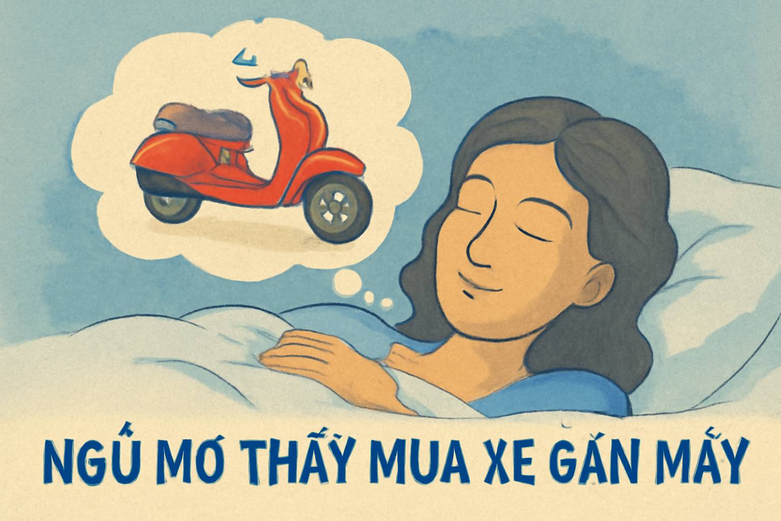 Mơ thấy mua xe gắn máy là điềm gì? Đánh số mấy
