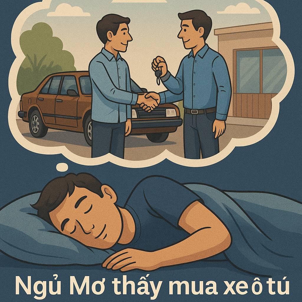 Mơ thấy mua xe ô tô cũ là điềm gì? Đánh số mấy để gặp may?