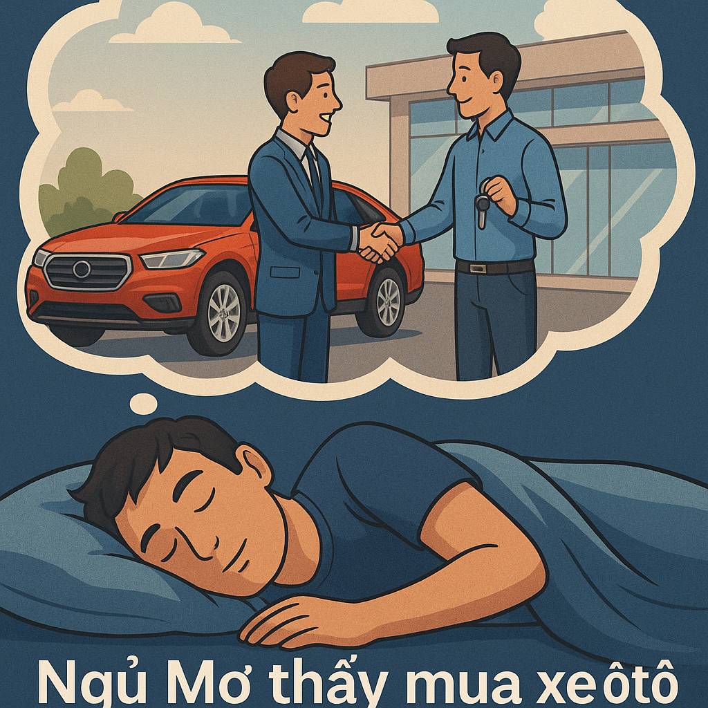 Mơ thấy mua xe ô tô là điềm gì? Đánh số mấy?