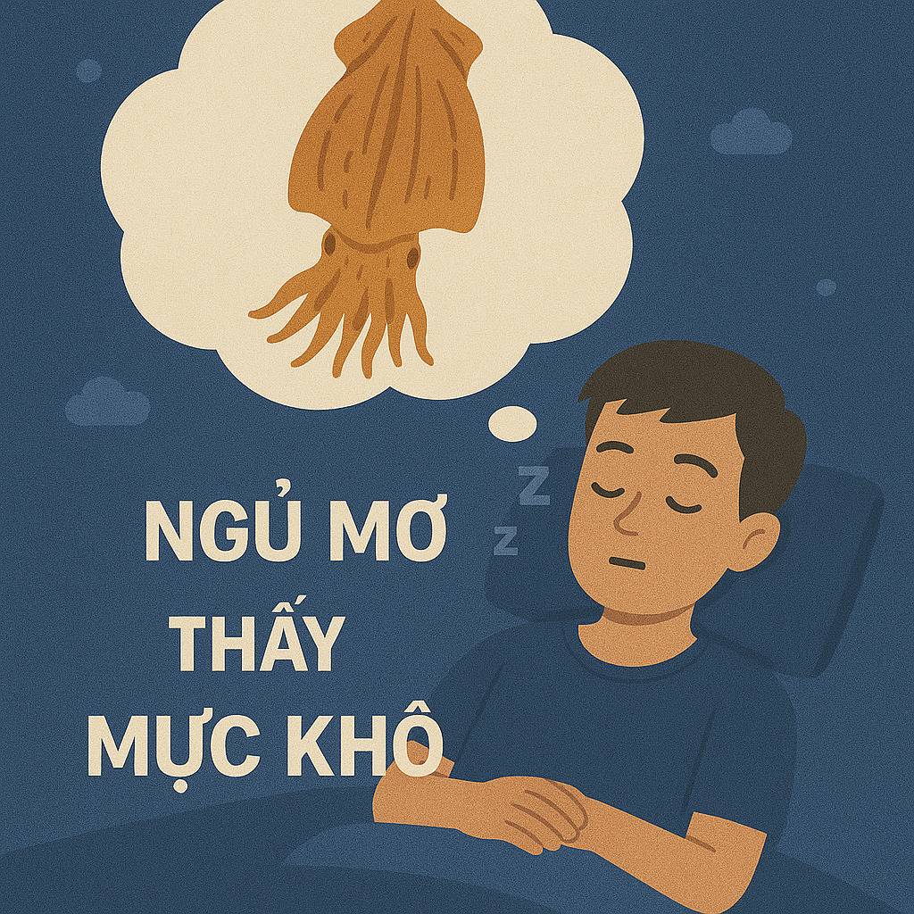 Mơ thấy mực khô là điềm gì? Đánh số mấy?