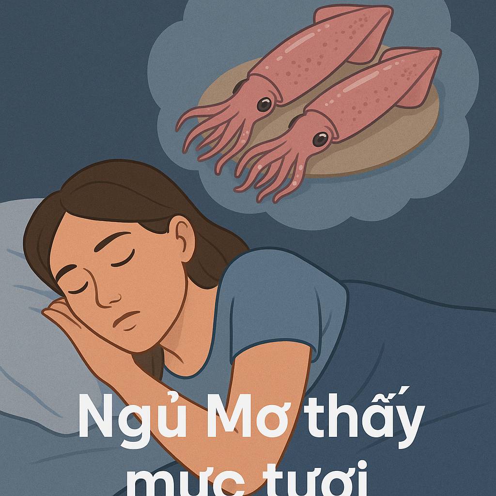 Mơ thấy mực tươi là điềm gì? Đánh số mấy?