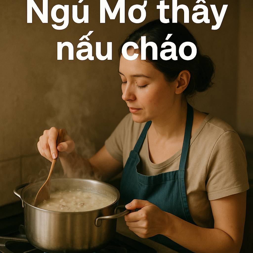 Mơ thấy nấu cháo là điềm gì? Đánh số mấy?