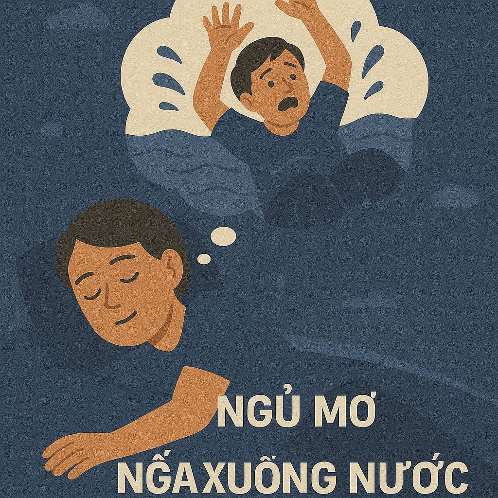 Mơ thấy ngã xuống nước là điềm gì? Đánh số mấy