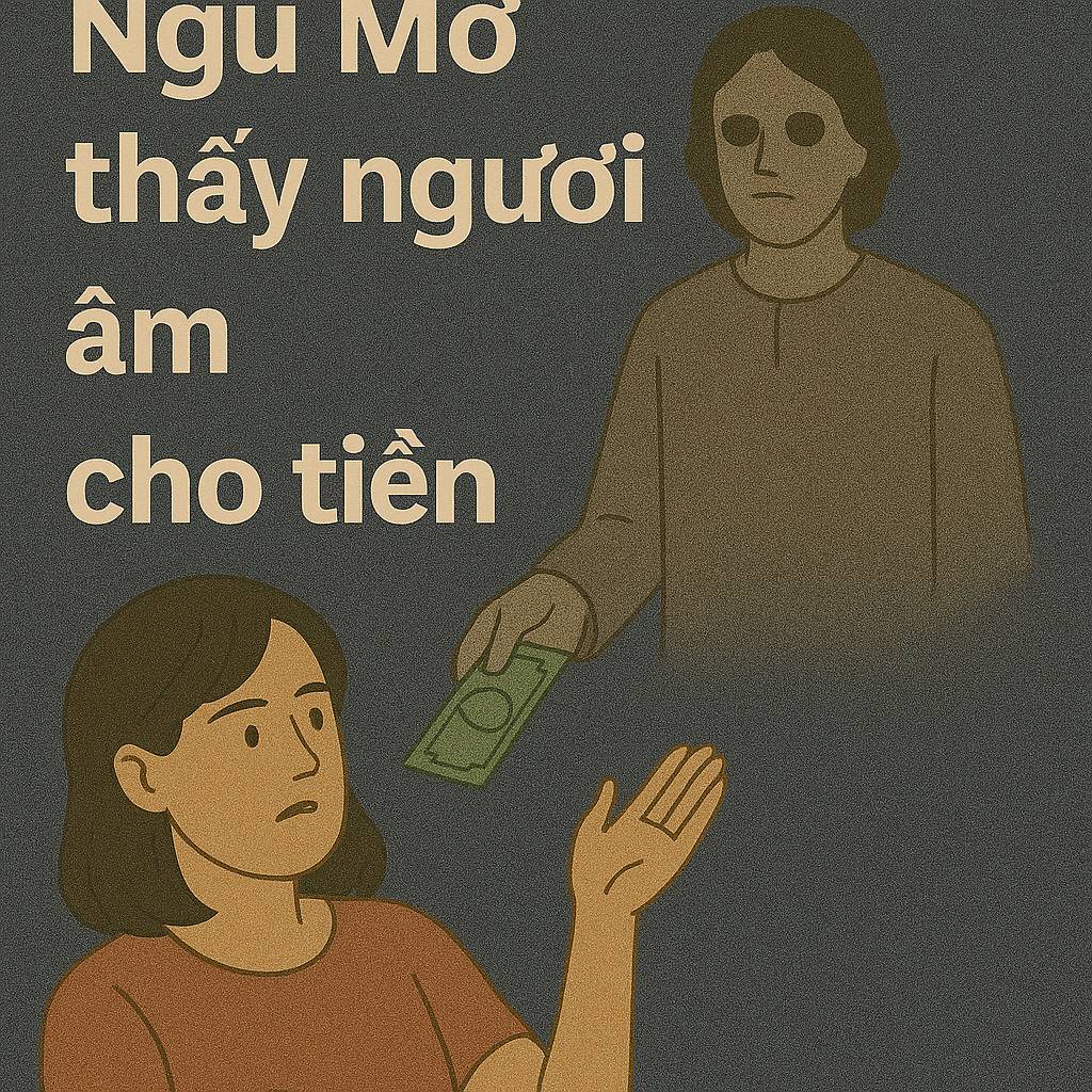 Mơ thấy người âm cho tiền là điềm gì? Đánh số mấy?