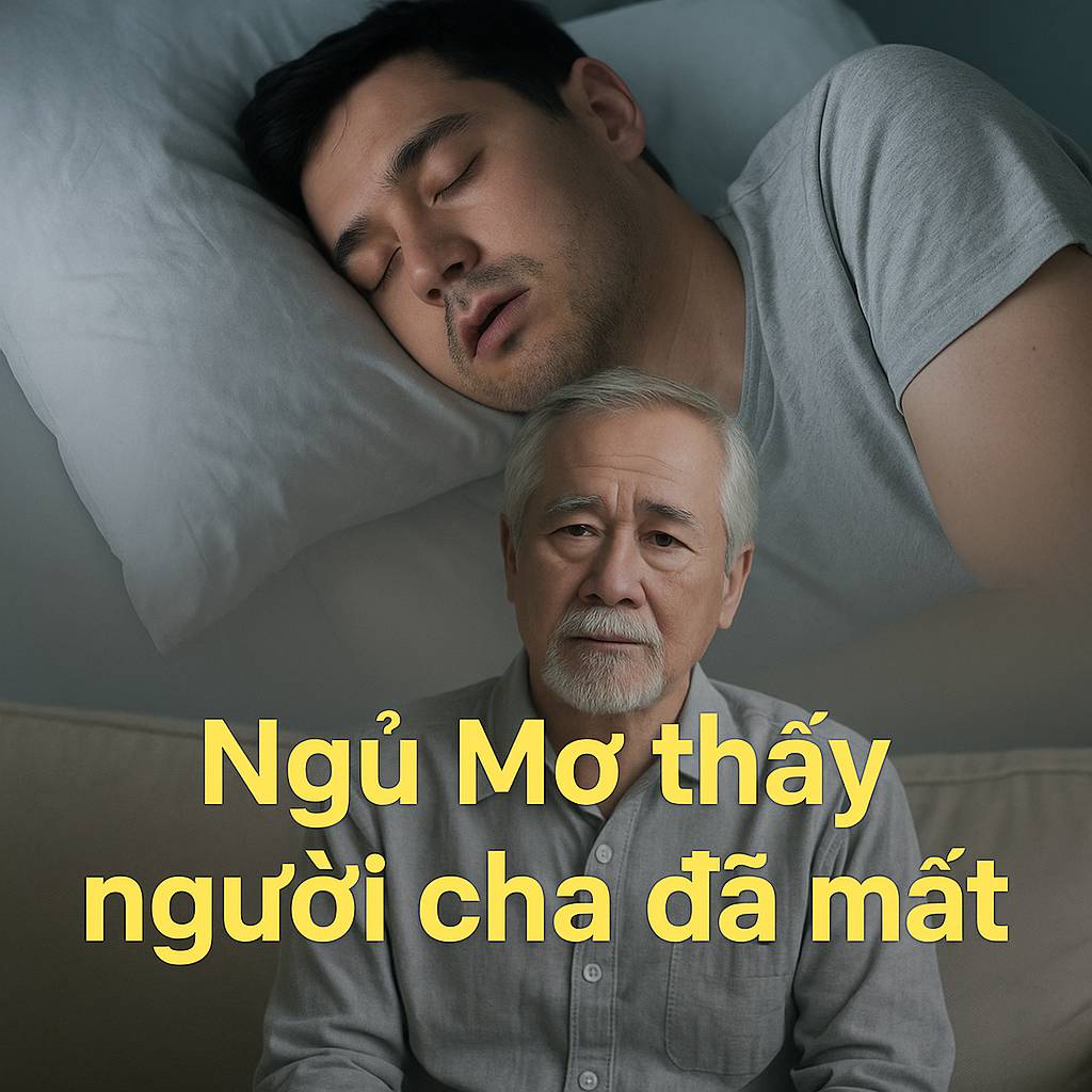 Mơ thấy người cha đã mất là điềm gì? Đánh số mấy