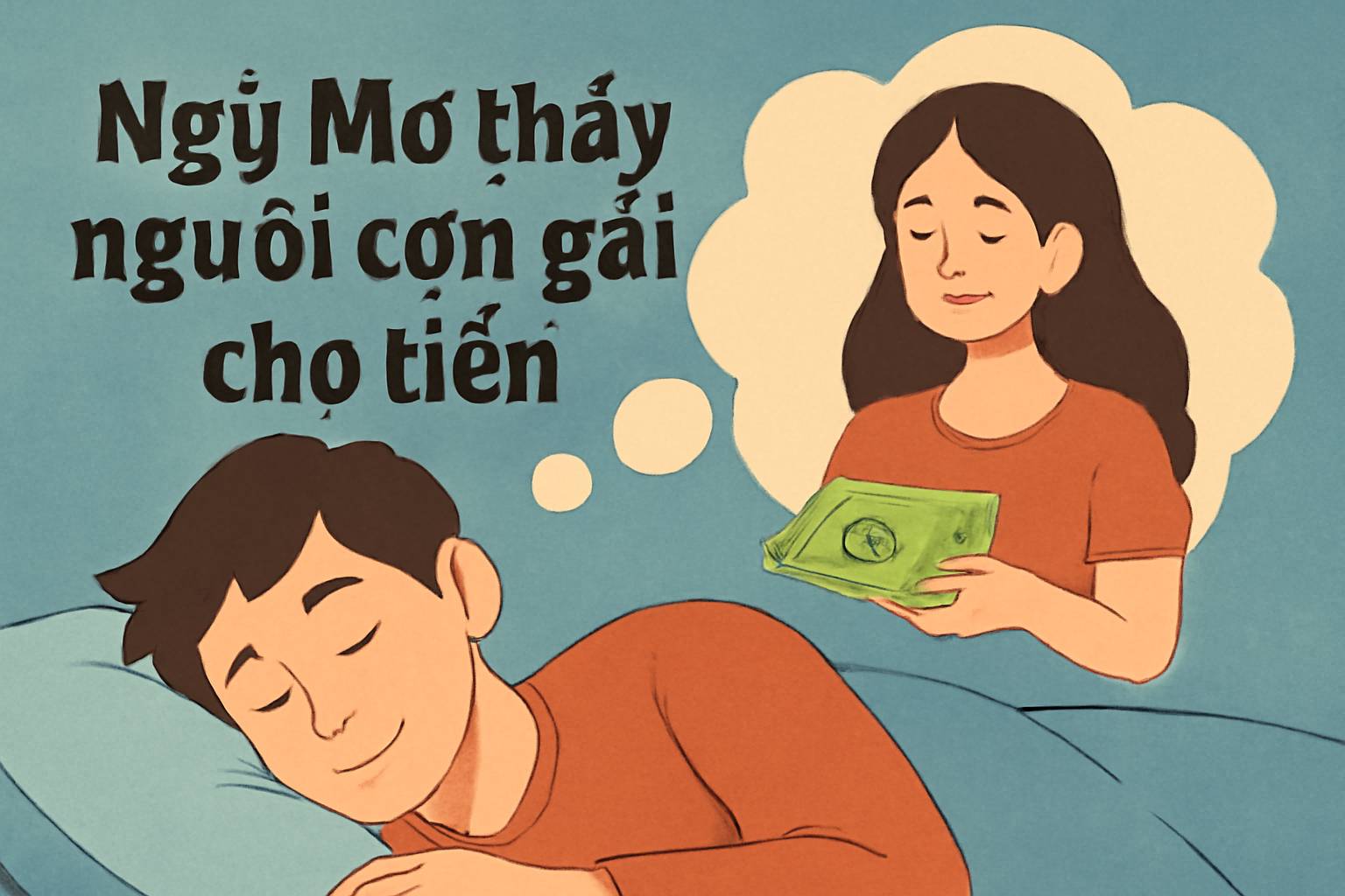 Mơ thấy người con gái cho tiền là điềm gì? Đánh số mấy?