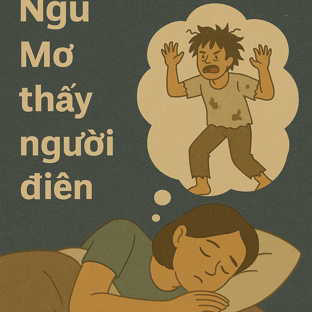 Mơ thấy người điên là điềm gì? Đánh số mấy?