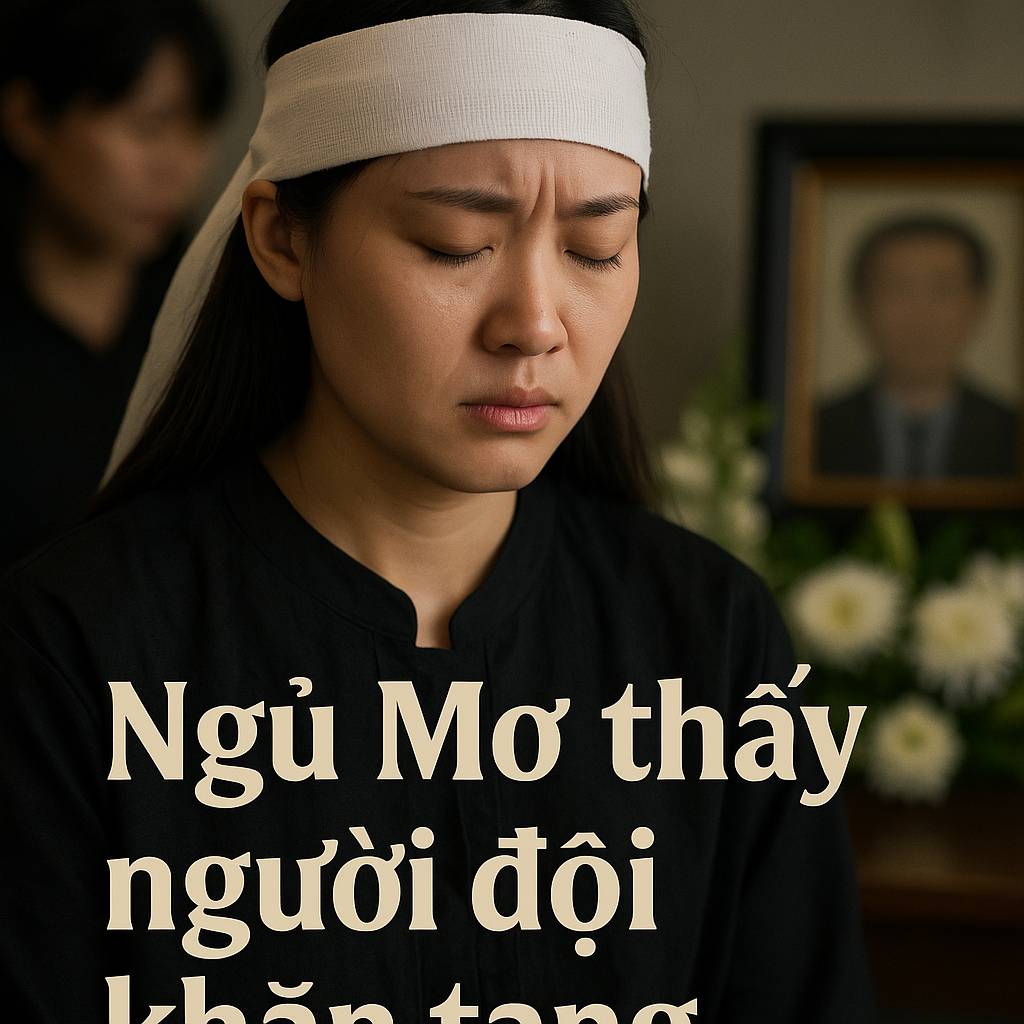 Mơ thấy người đội khăn tang là điềm gì? Đánh số mấy?