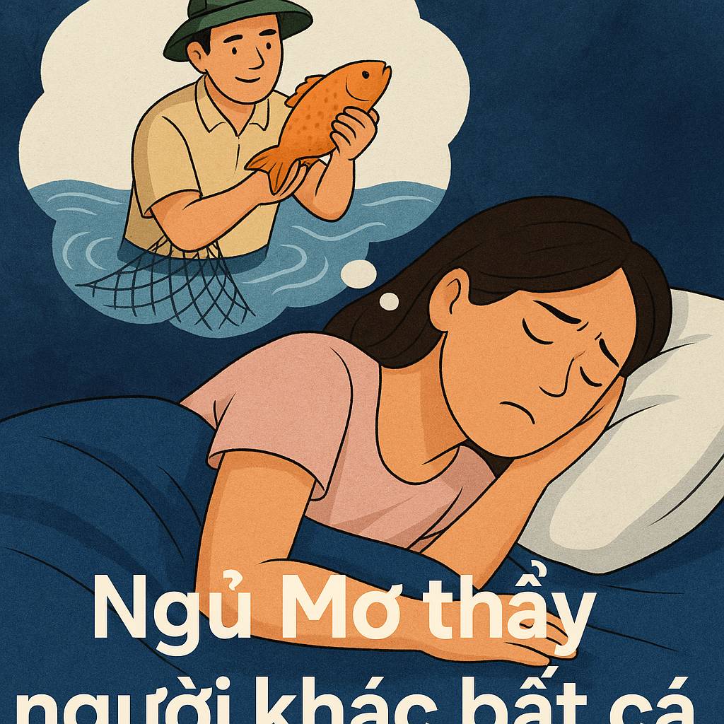 Mơ thấy người khác bắt cá là điềm gì? Đánh số mấy?