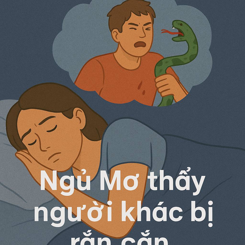 Mơ thấy người khác bị rắn cắn là điềm gì? Đánh số mấy