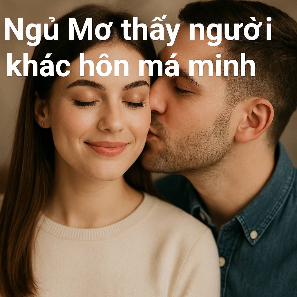 Mơ thấy người khác hôn má mình là điềm gì? Đánh số mấy