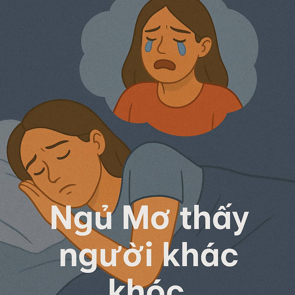 Mơ thấy người khác khóc là điềm gì? Đánh số mấy?