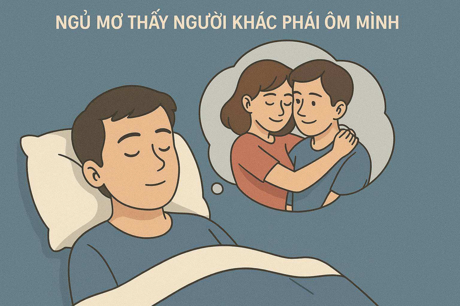 Mơ thấy người khác phái ôm mình là điềm gì? Đánh số mấy?